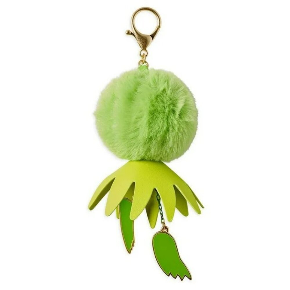 Kermit the Frog Muppets Fuzzy Pom Pom Flair Bag Charm Jewelry NWT​